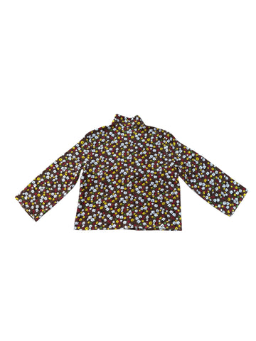 Ragazza jacket in Ditzy Floral Chocolate and Red