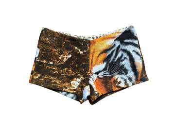 Queen Bee Short in Abstract Tiger
