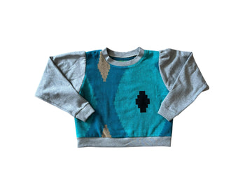 Lake sweatshirt in Teal & Turquoise
