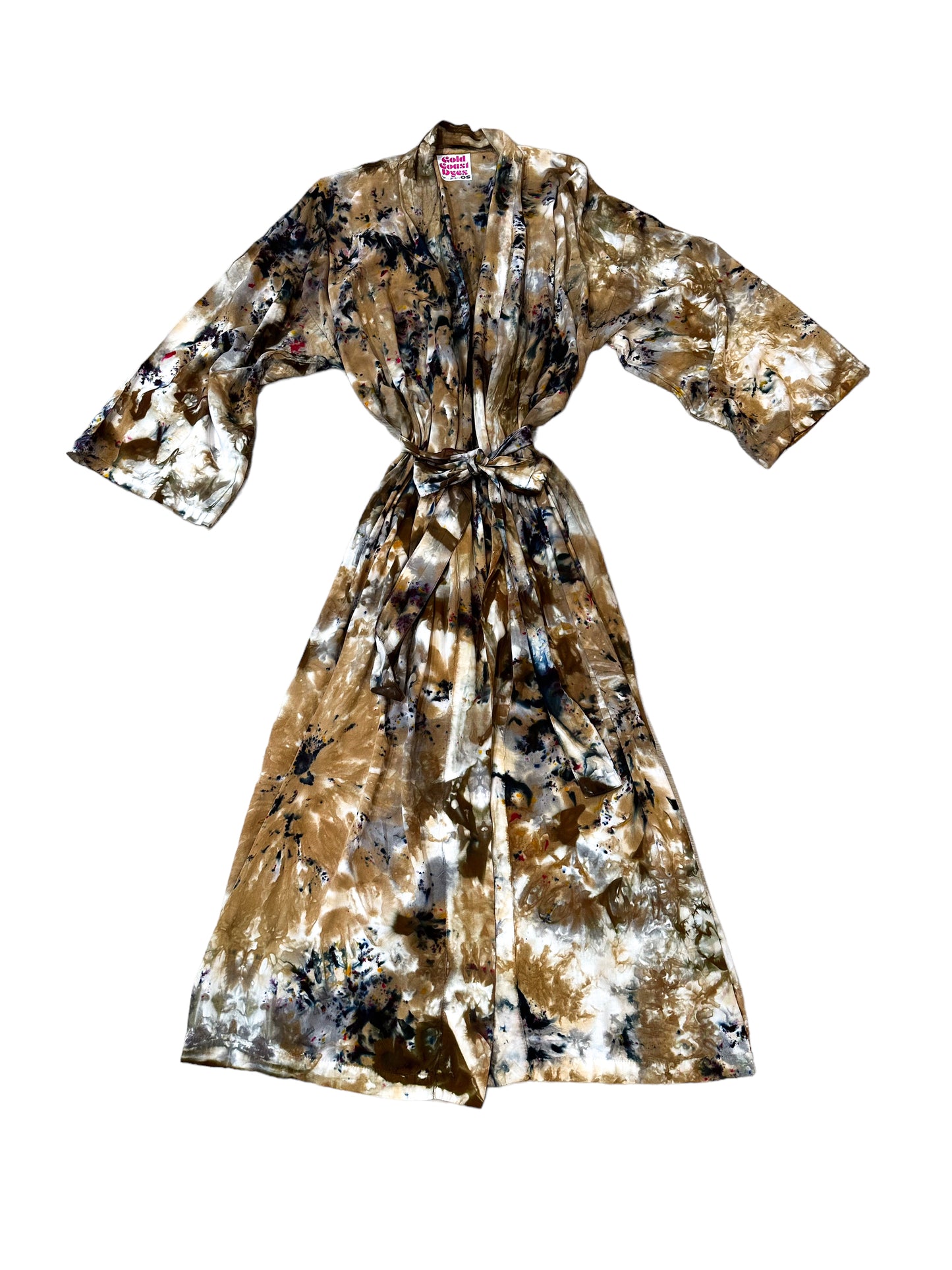 Gold Coast Dyes Long Robe: Sandstorm