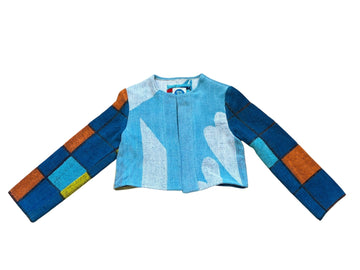 Chica jacket in Sailing Squares