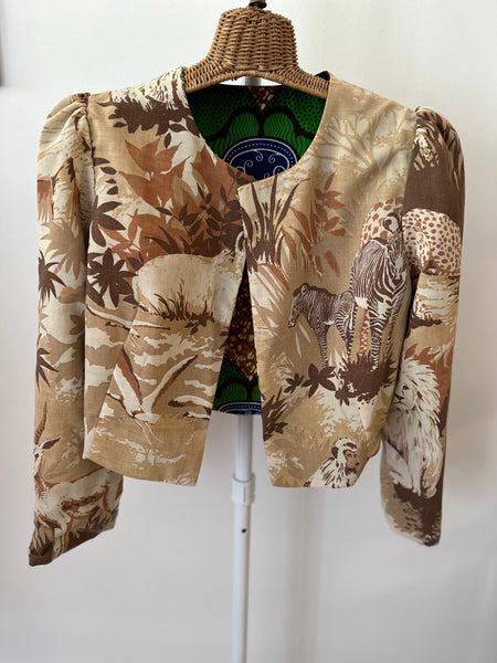 Mila jacket in Lucky Babe/Safari Barbie