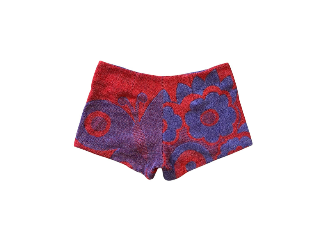 Queen Bee Short in Purple Butterfly