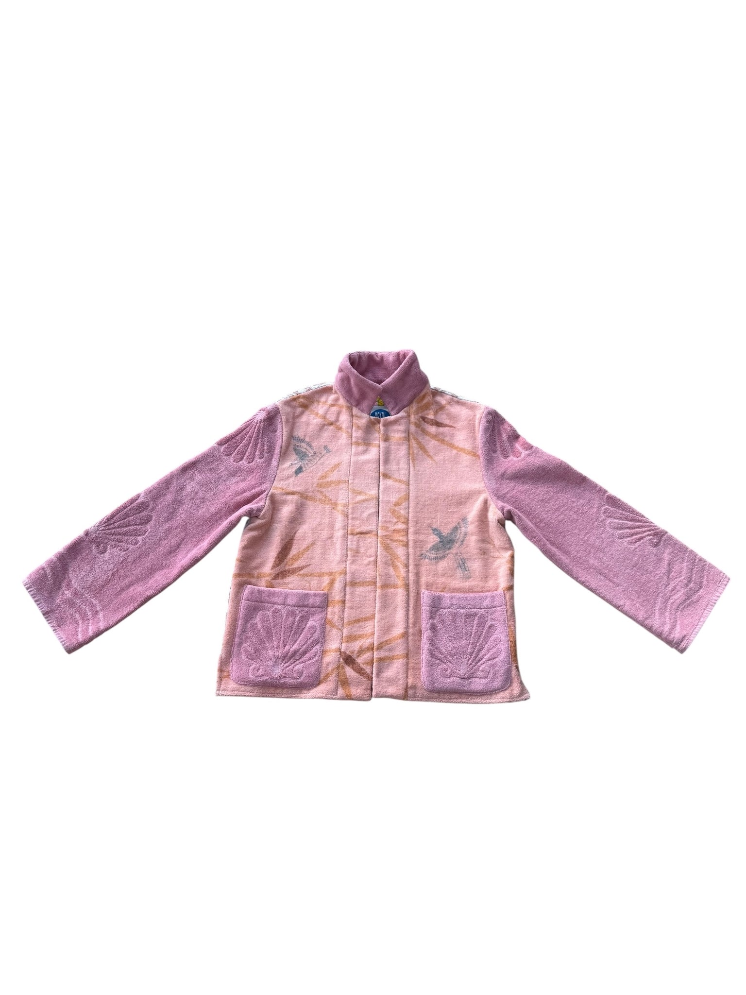 Ragazza jacket in Birds and Shells and Vintage Towels
