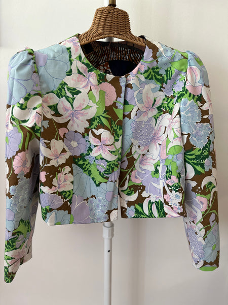 Mila jacket in Abstract/Hydrangea