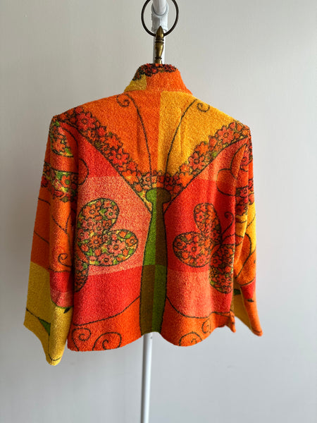 Regazza jacket in Butterfly Garden