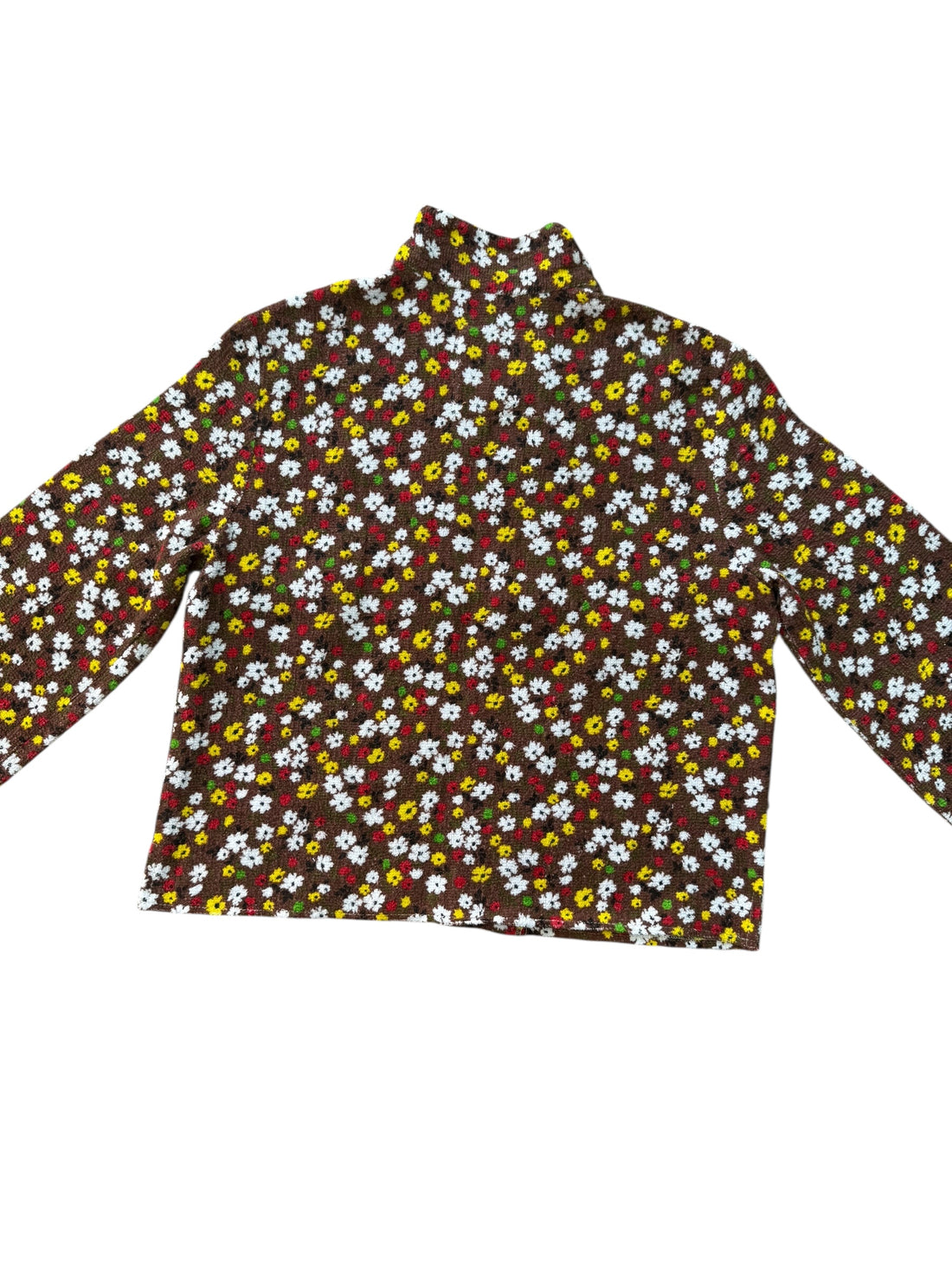 Ragazza jacket in Ditzy Floral Chocolate and Red