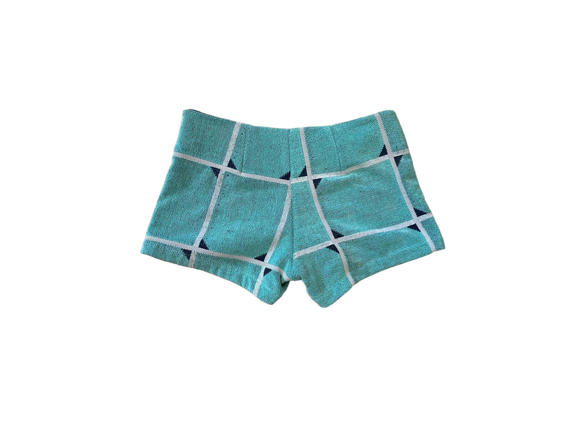 Queen Bee Short in Aquamarine