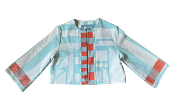 Chica jacket in Aqua La Mer