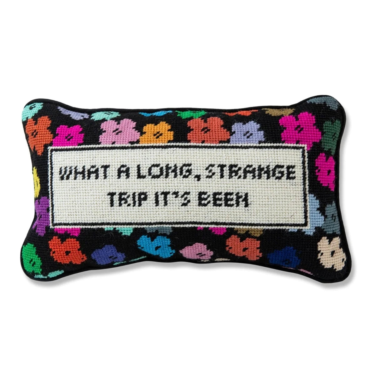 Furbish: Long Strange Trip Needlepoint Pillow