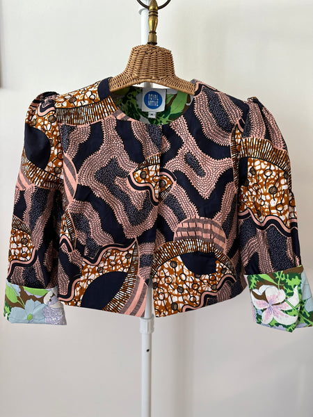 Mila jacket in Abstract/Hydrangea