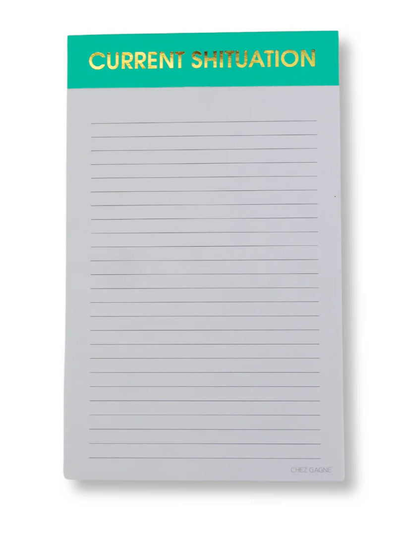 Chez Gagné Current Shituation Notepad