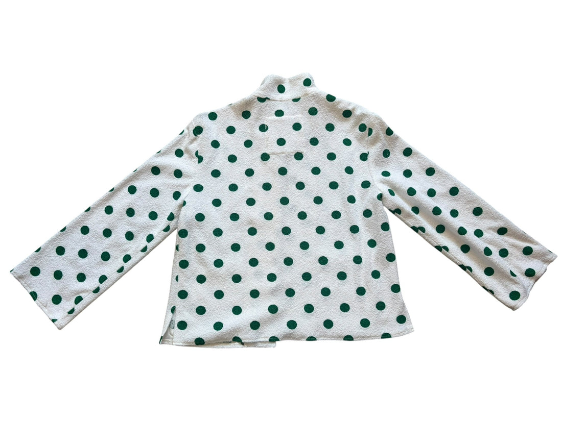 Ragazza jacket in Green Polka Dot