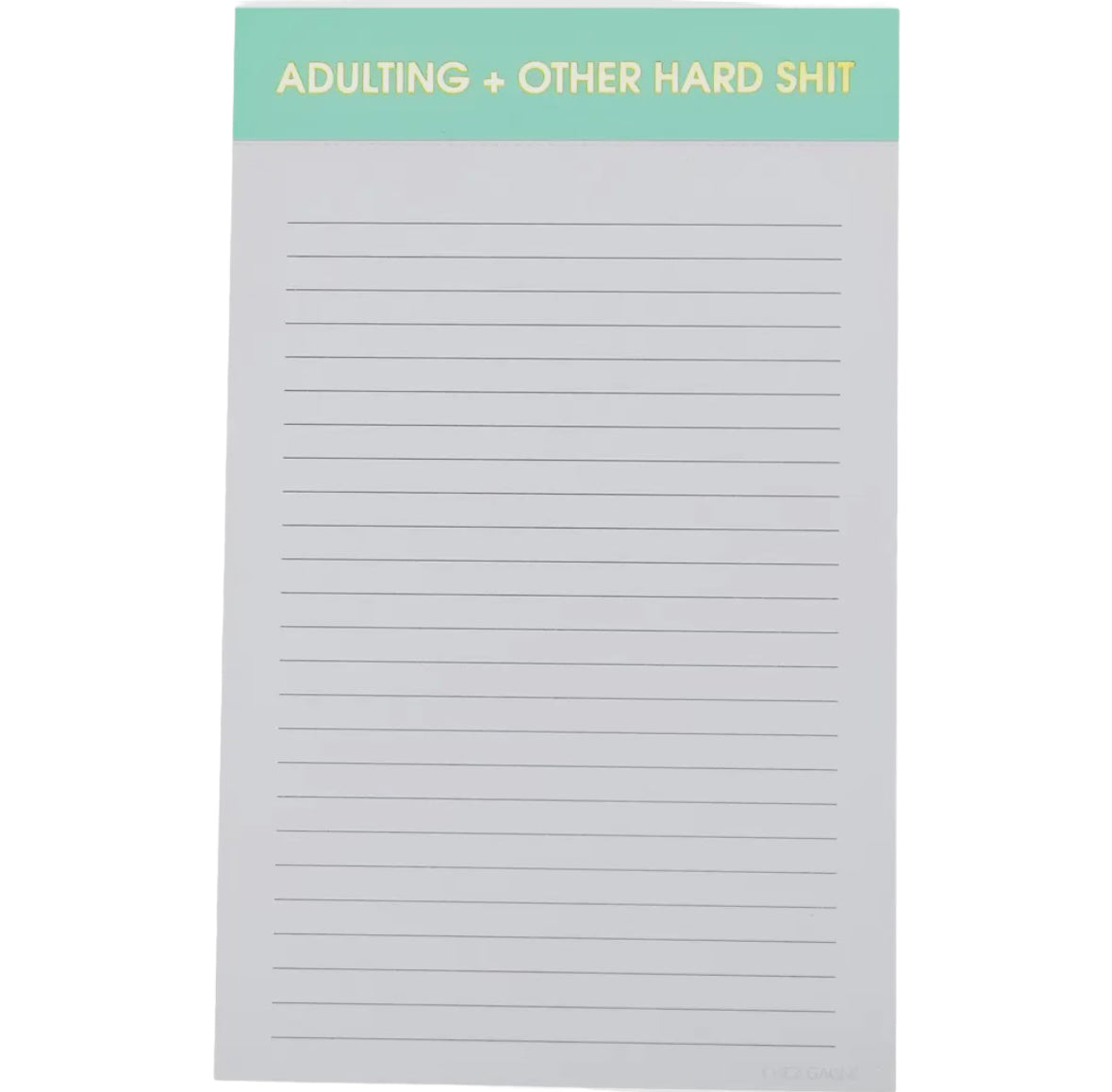 Chez Gagné Adulting and Other Notepad