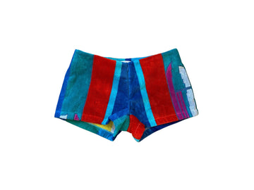 Queen Bee Short in Bright Stripe