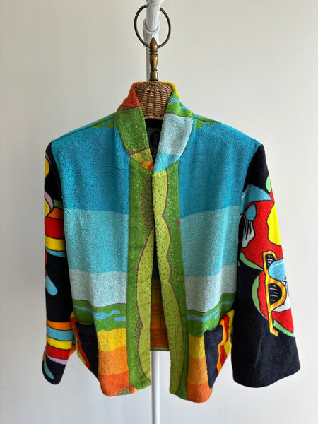 Regazza jacket in Palm Tree Garden