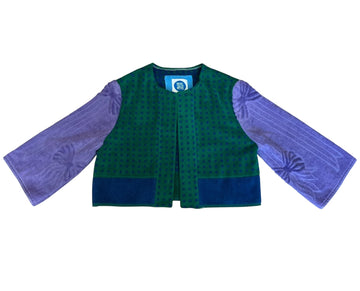 Chica jacket in Polka Dots & Bows