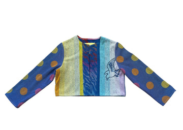 Chica jacket in Rainbow Dolphins