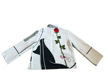 Ragazza jacket in Red Rose