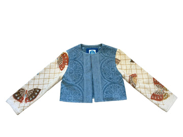 Chica jacket in Chambray Butterflies