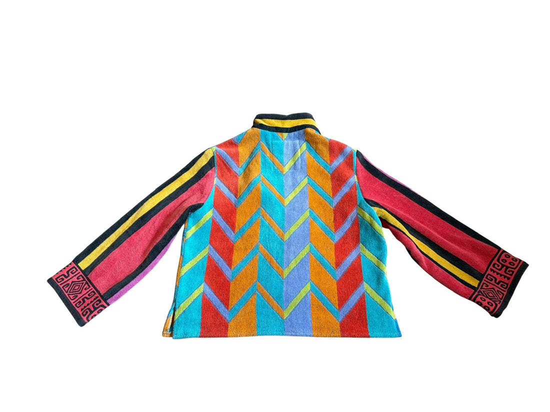 Ragazza jacket in Underwater Zig Zag