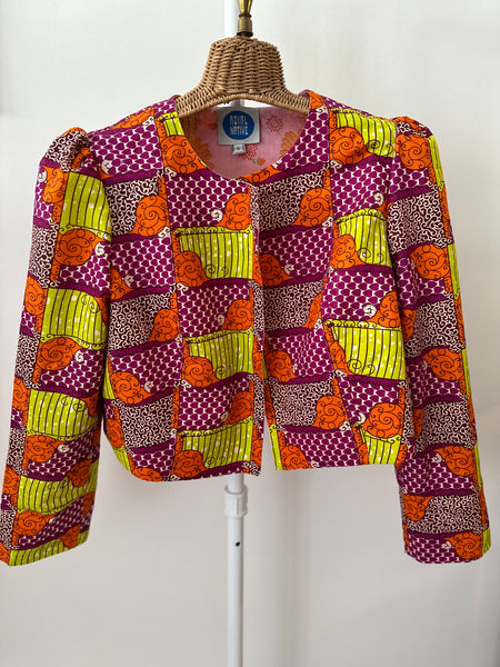 Mila jacket in Swirly Girlie/Daisy Lady