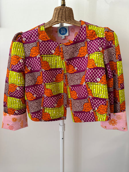 Mila jacket in Swirly Girlie/Daisy Lady