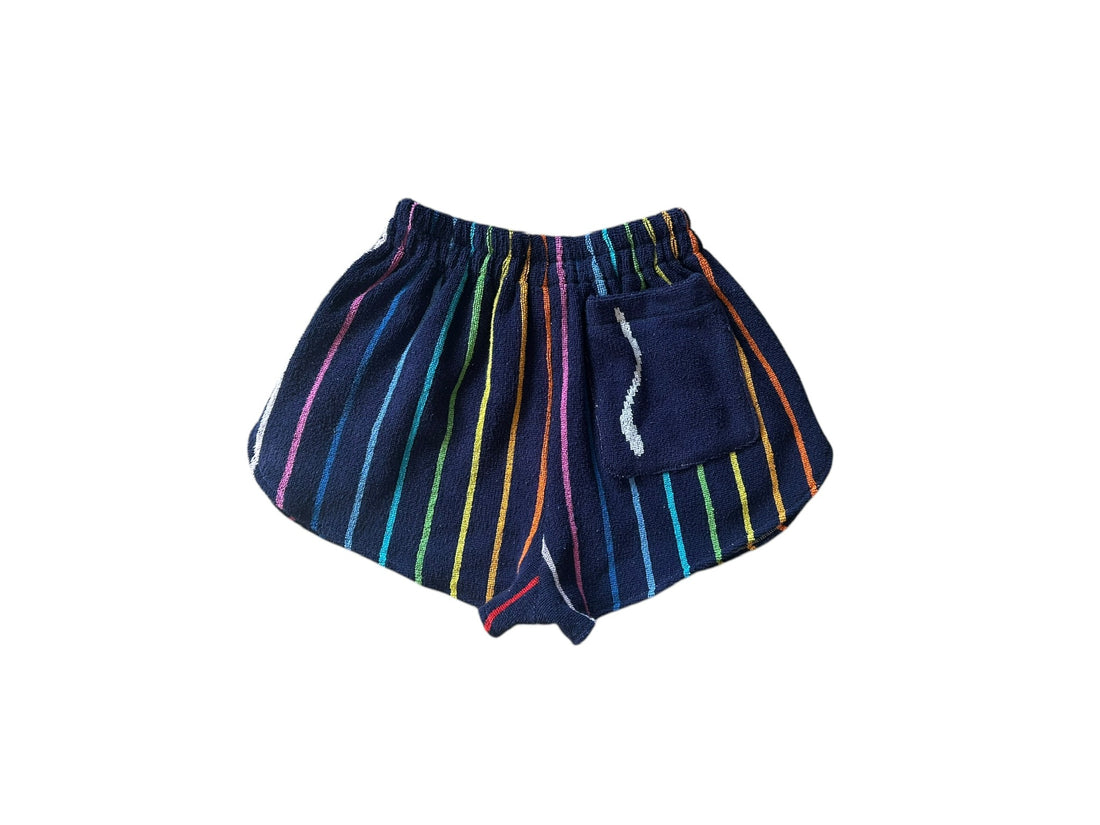 Farrah Shorts in Rainbow Stripe
