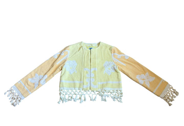 Chica jacket in Peach Lemonade Fringe