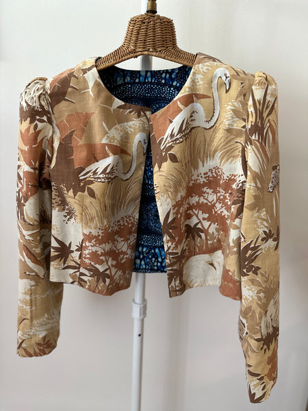 Mila jacket in Royal Hues/In the Amazon