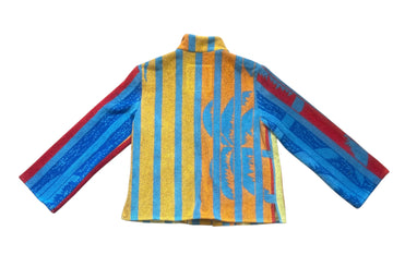 Ragazza Jacket in Primary Palm Stripe