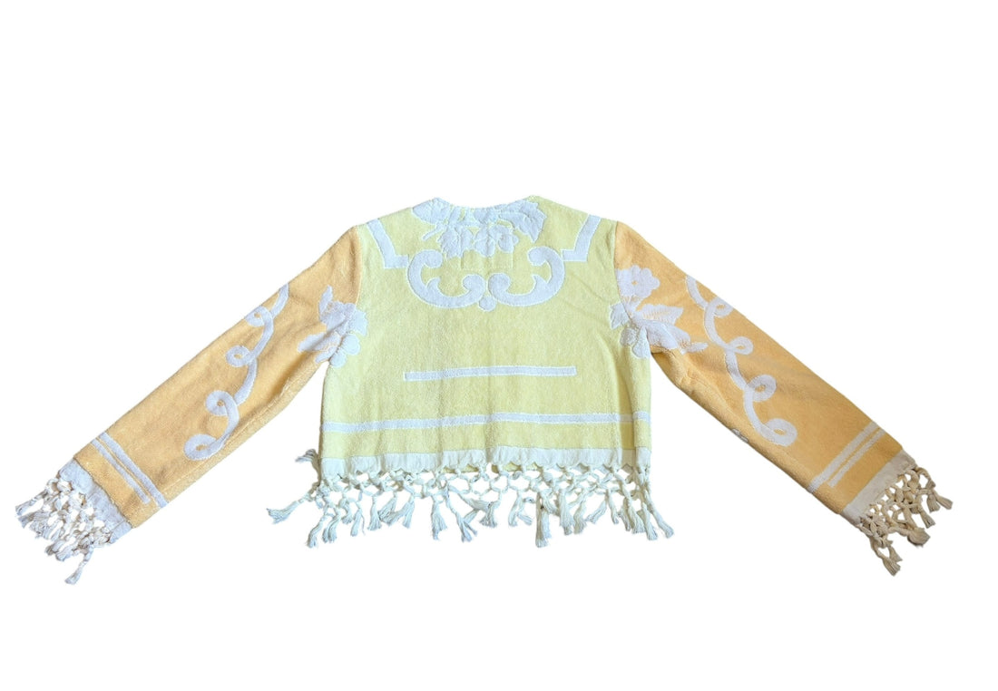 Chica jacket in Peach Lemonade Fringe