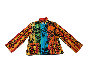 Ragazza jacket in Rainbow Flower