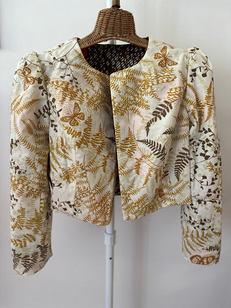 Mila jacket in Poppies/Prairie Sky
