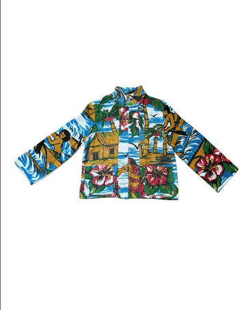 Ragazza Jacket in Polynesian Palms