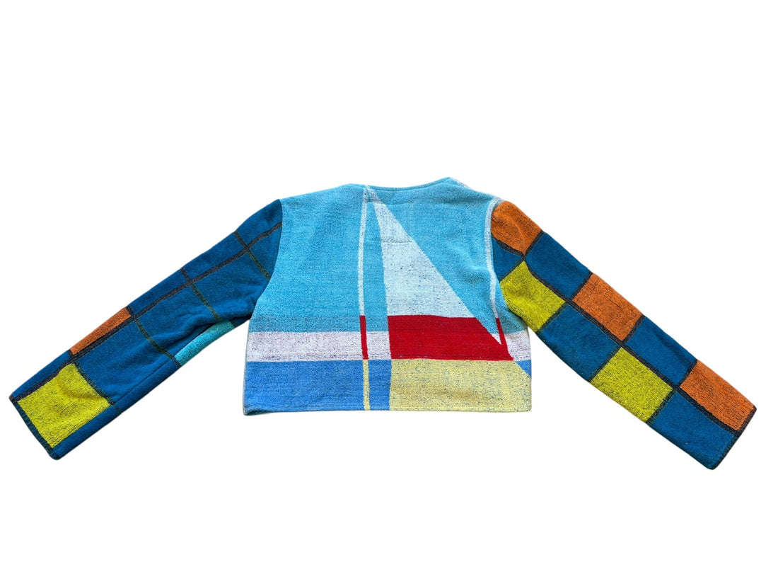 Chica jacket in Sailing Squares