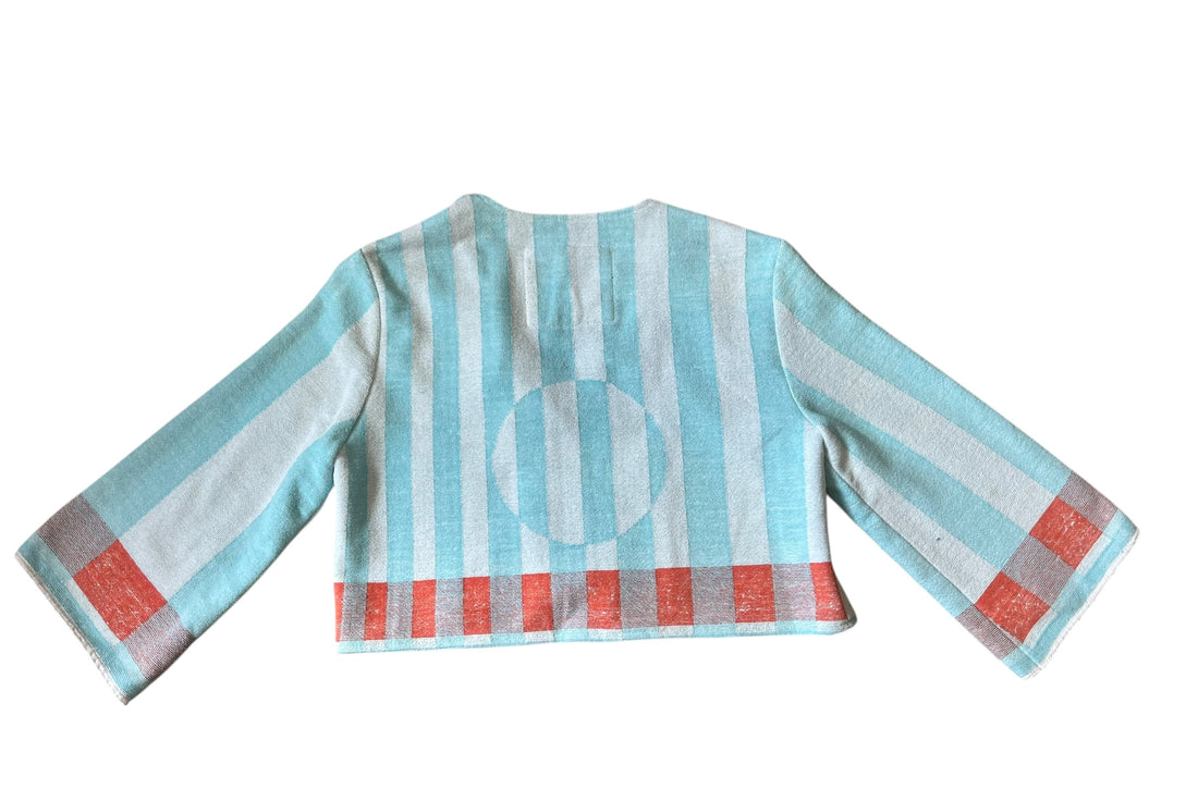 Chica jacket in Aqua La Mer