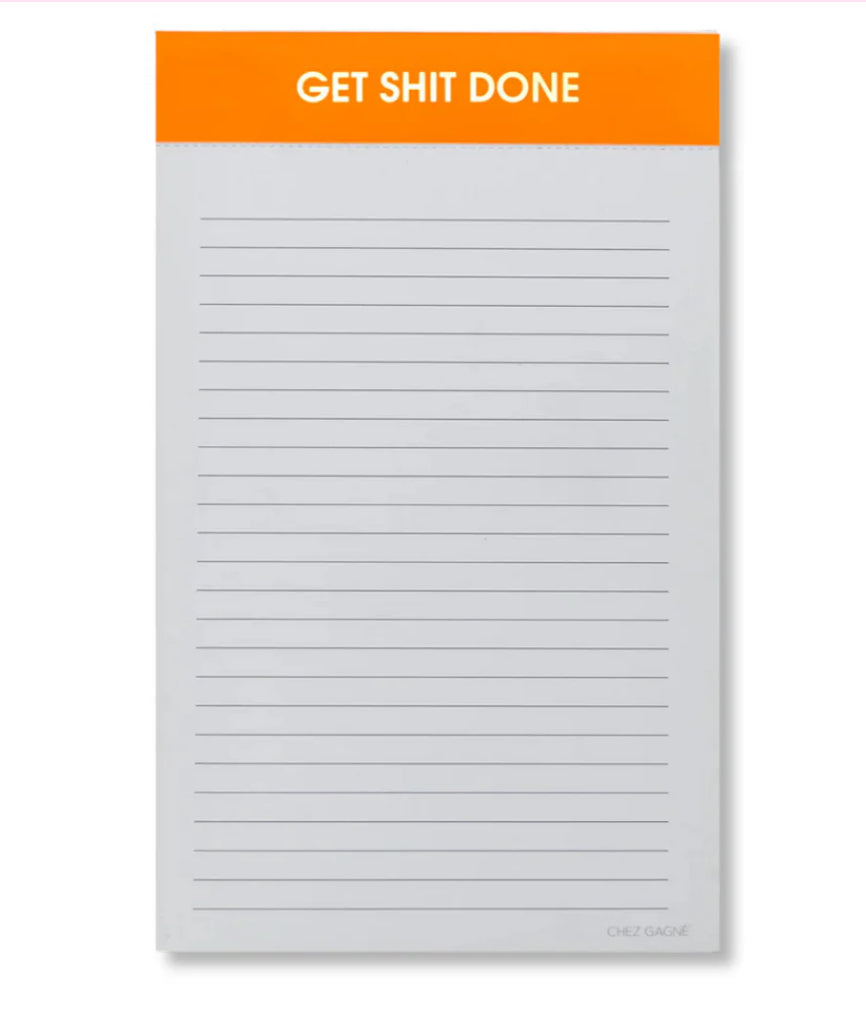 Chez Gagné Get Shit Done Notepad