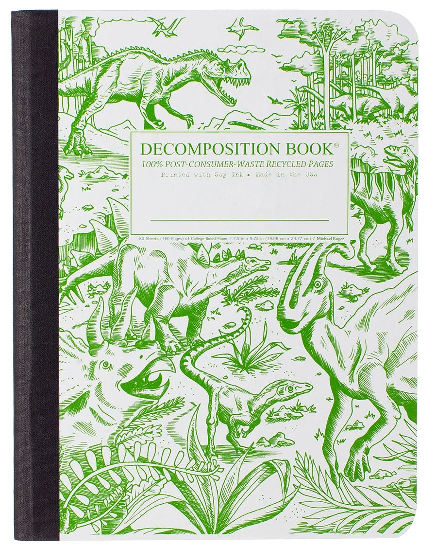 Decomposition Dinosaurs Notebook: Large