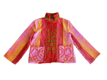 Ragazza jacket in Palm Beach Pink Medallion
