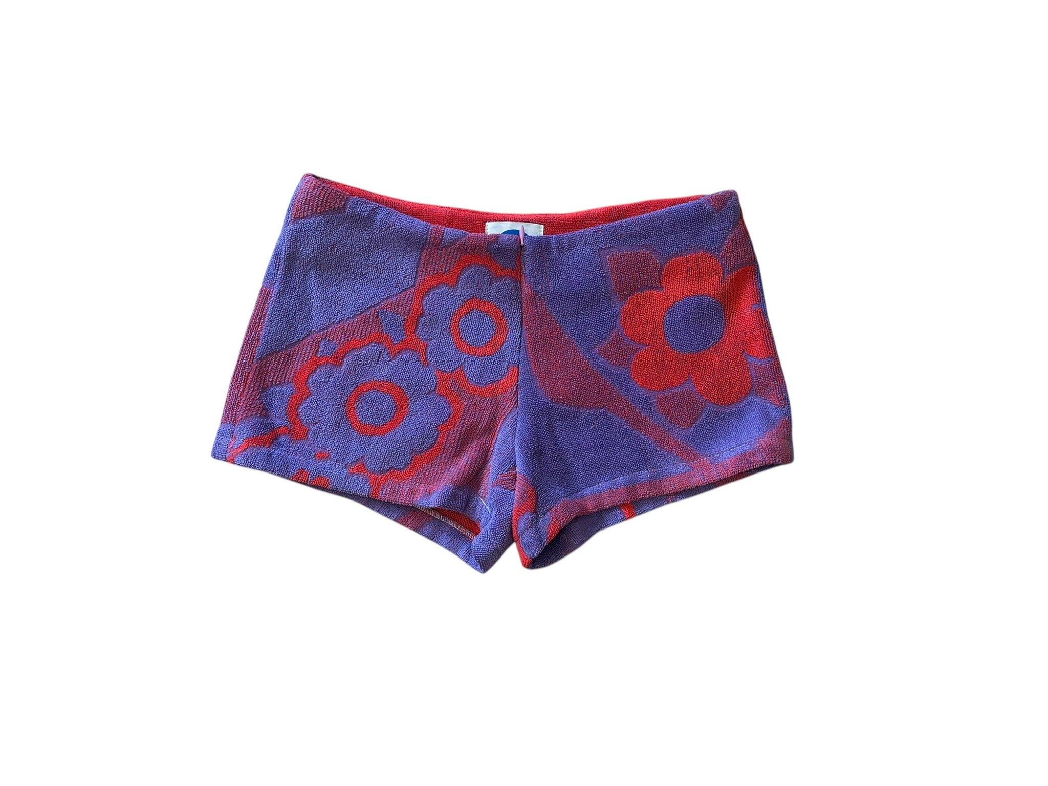 Queen Bee Short in Purple Posies