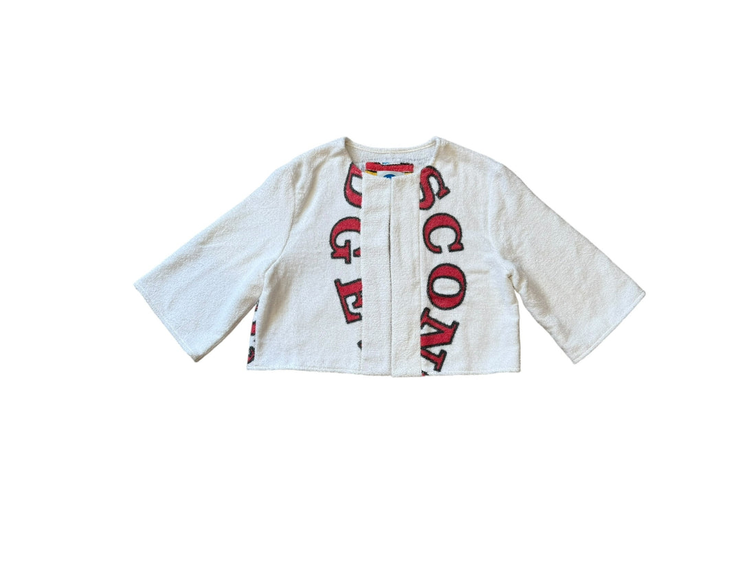 Chica jacket in Wisconsin Badgers