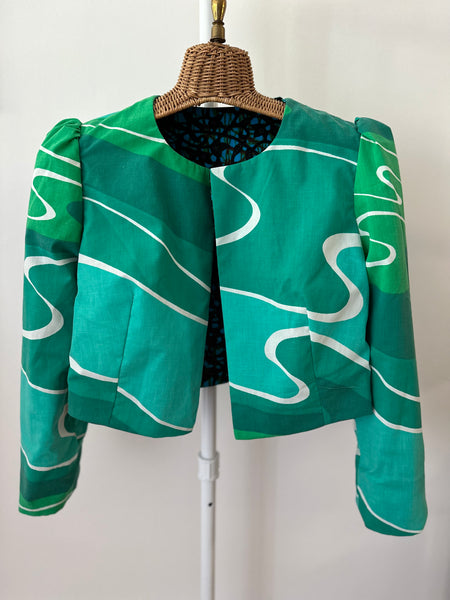 Mila jacket in Through the Vines/Go with the Flow