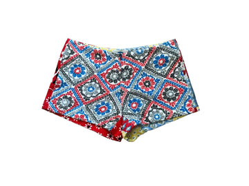 Queen Bee Short in Patchwork Bandana
