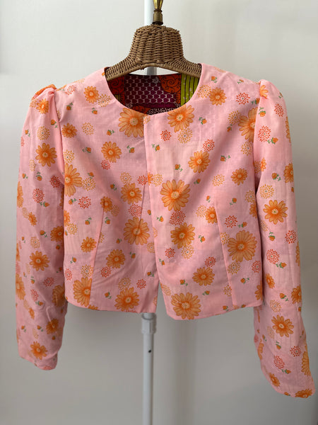 Mila jacket in Swirly Girlie/Daisy Lady
