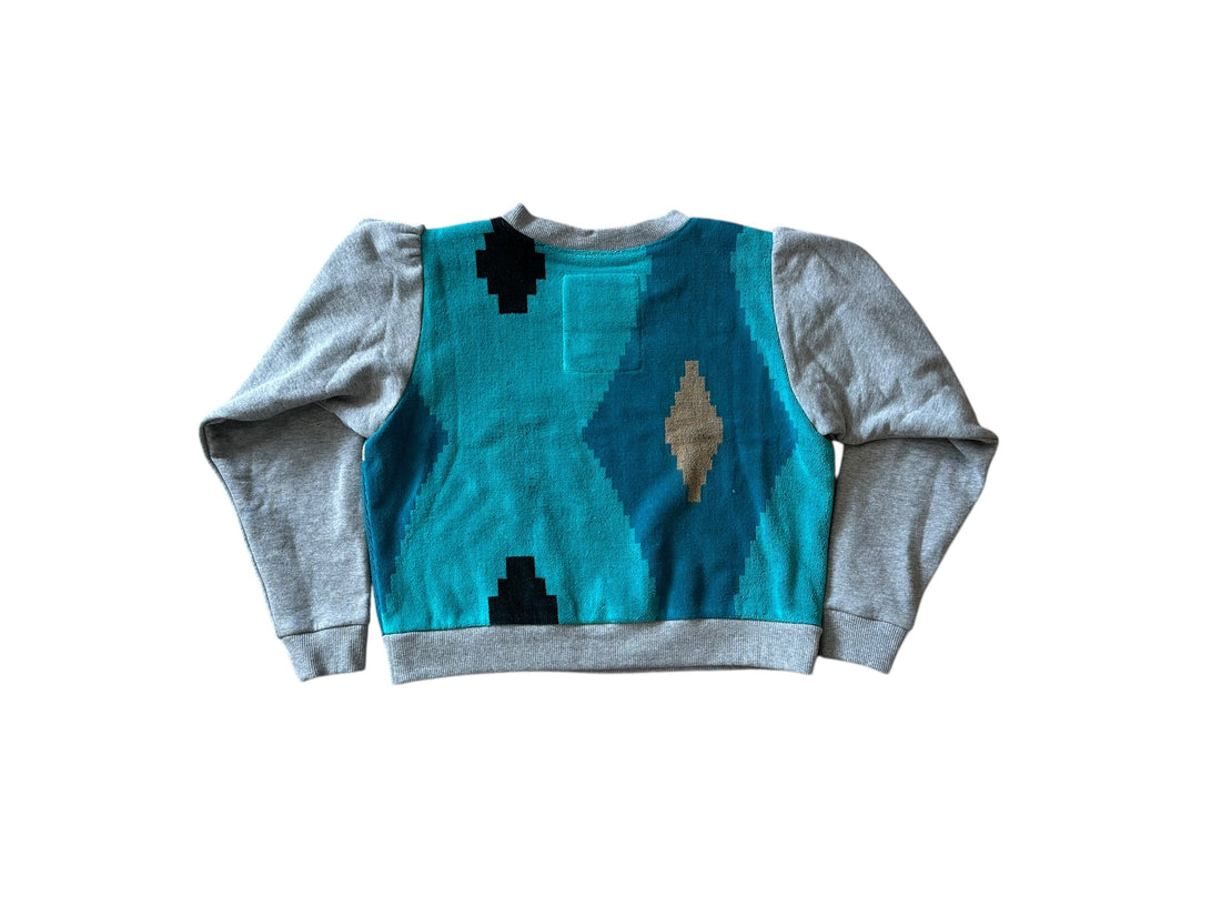Lake sweatshirt in Teal & Turquoise