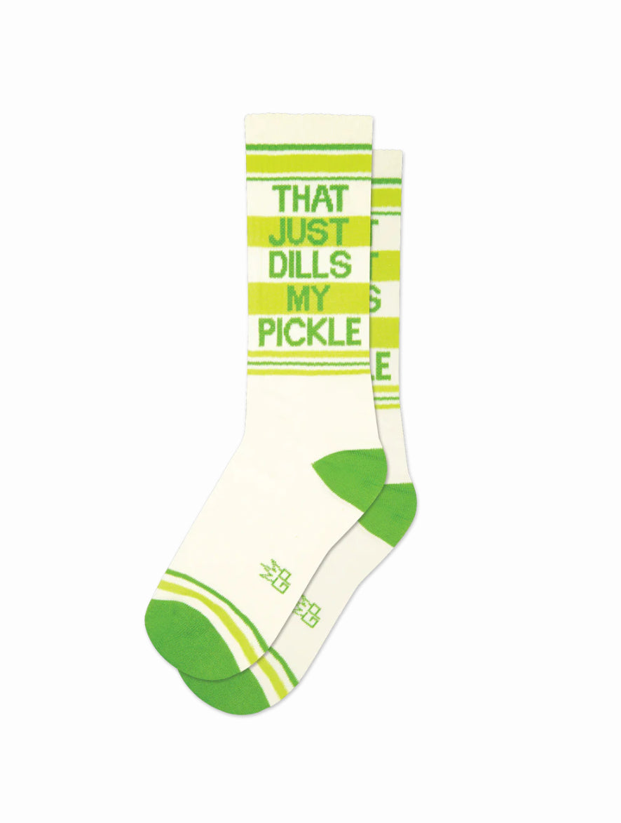 Gumball Poodle Socks: That Just Dills My Pickle