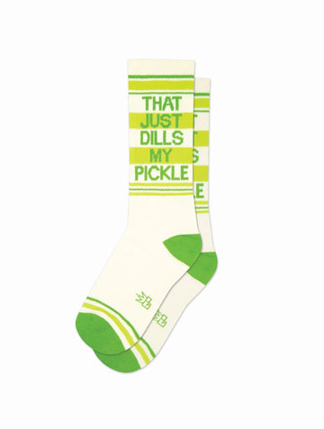 Gumball Poodle Socks: That Just Dills My Pickle