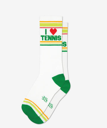 Gumball Poodle Socks: I ❤️ Tennis