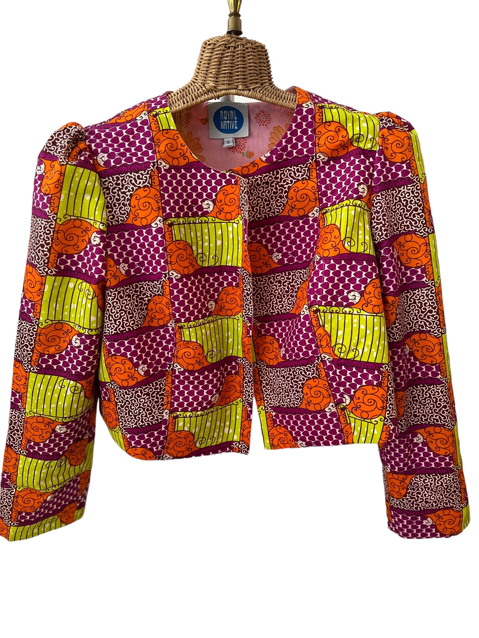 Mila jacket in Swirly Girlie/Daisy Lady